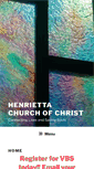 Mobile Screenshot of henriettachurchofchrist.com